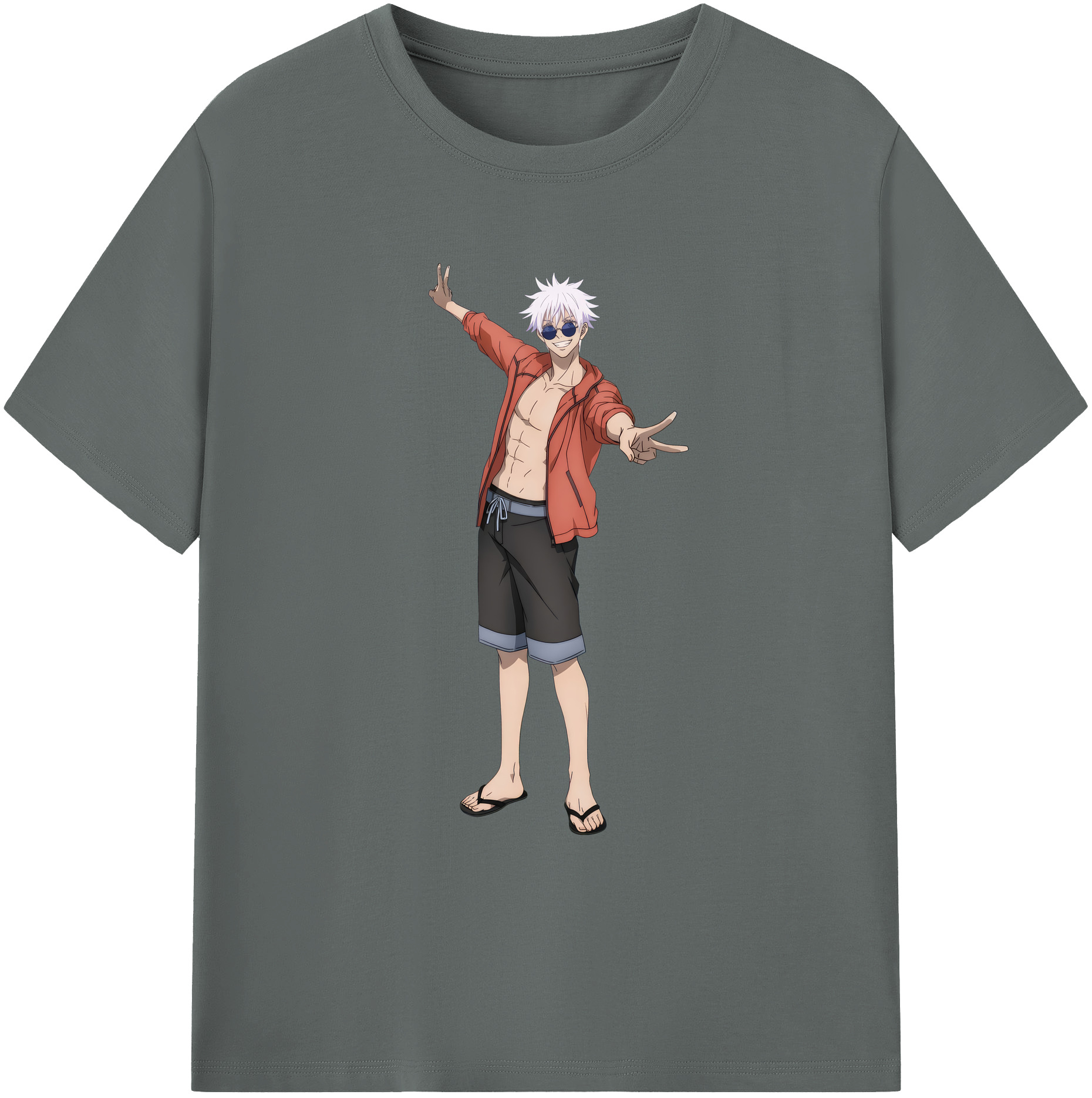 （画像用） 呪術廻戦 Jujutsu Kaisen 綿100％ メンズ半袖Tシャツ｜肌触りやわらか＆通気性